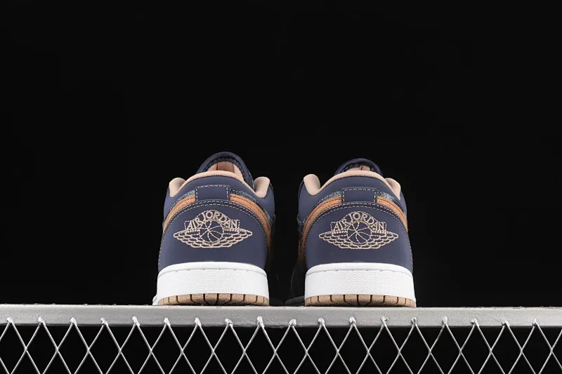 All categories Air Jordan Jordan series basketball shoes Air Jordan 1 Low G version pure original Air Jordan 1 Low AJ1 Joe 1 dark blue denim low-top cultural and leisure sports sneakers DH1259-400